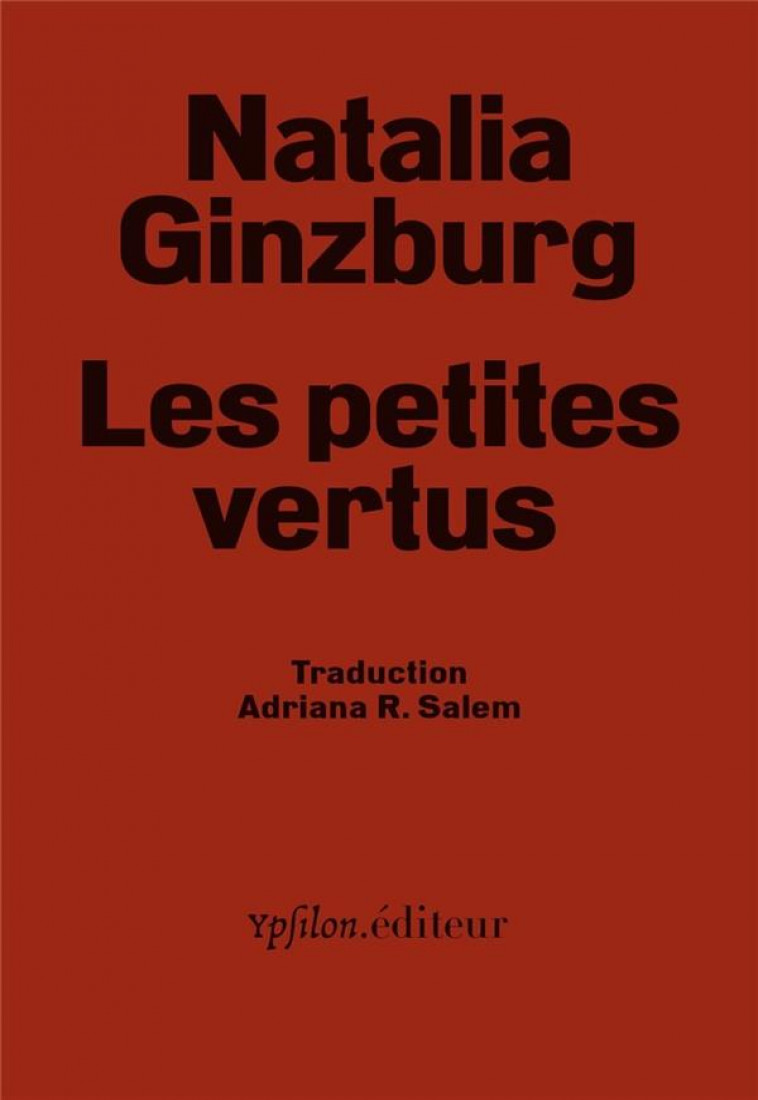 LES PETITES VERTUS - GINZBURG/SOFRI - YPSILON