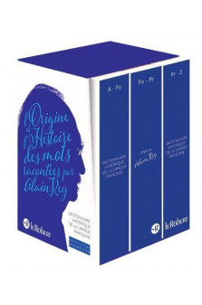 Dictionnaire historique de la langue francaise - coffret 3 volumes - nouvelle edition augmentee