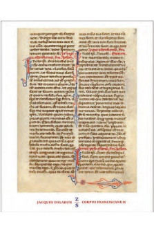 Corpus franciscanum - francois d-assise, corps et textes